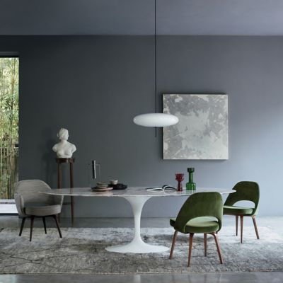 Saarinen 96 Inch Oval Dining Table