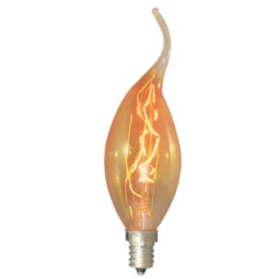 Nostalgic CA11 Flame Tip Chandelier Lamp by Bulbrite BULY1455114241