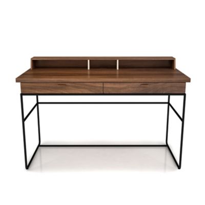Linea Secretary Desk With Steel Legs By Huppe Hpey1455381863