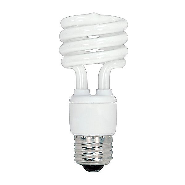 13W 120V T2 E26 Mini Spiral CFL Bulb by Bulbrite R166050